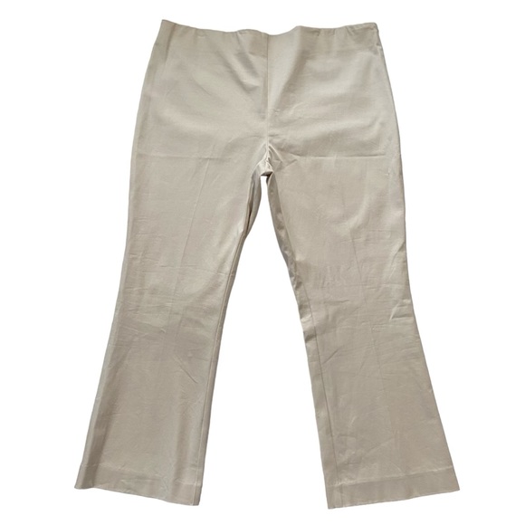 NEW A New Day Size 18R Khaki Beige Kick Flare Side Zip Stretch Pants Casual - Picture 13 of 13
